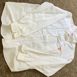 Men’s Tennessee volunteers, long sleeve, white dress shirt